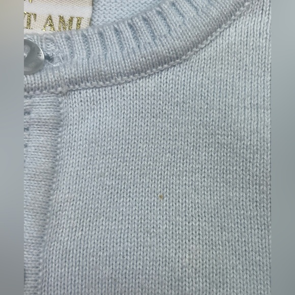 NWT Petit Ami Baby Blue Ladder Edge Button Cardigan 4t - Picture 7 of 7